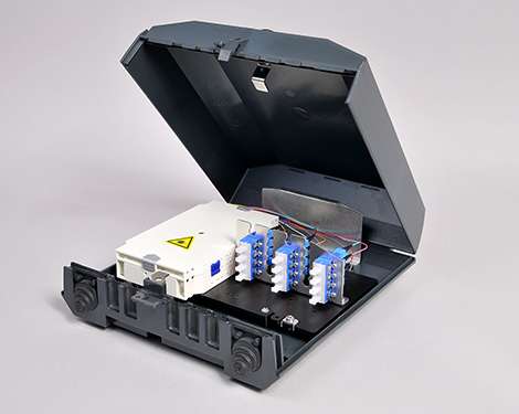 Venus-Box mit Schloss, 6 x SCPC, 9/125µm