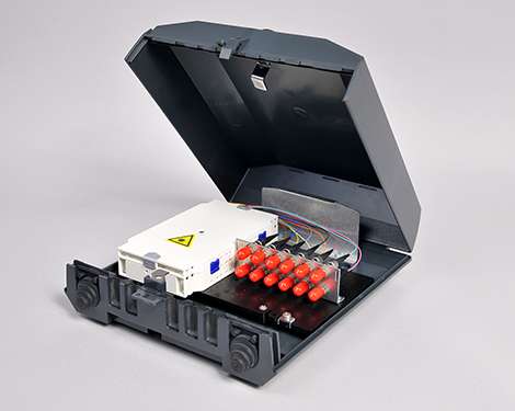 Venus-Box ohne Schloss, 6 x STPC, 9/125µm