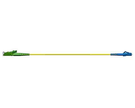 Simplex Patchkabel, 2.0mm, E2000APC-LCPC, 9/125µm, 2.0m