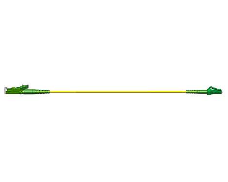Simplex Patchkabel, 2.0mm, E2000APC-LCAPC, 9/125µm, 1.0m