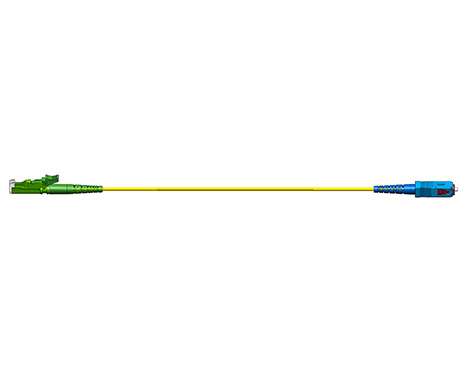 Simplex Patchkabel, 2.0mm, E2000APC-SCPC, 9/125µm, 0.5m