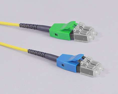 Uniboot Patchkabel, LCAPC-LCPC, 9/125µm, 0.5m