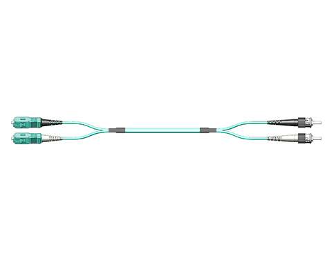 Fig.0 Patchkabel, 2.0mm, SCPC-STPC, 50/125µm OM3, 2.0m