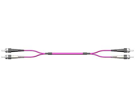 Fig.0 Patchkabel, 2.0mm, STPC-STPC, 50/125µm OM4, 2.0m