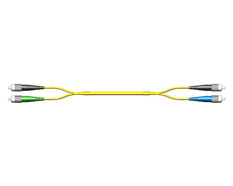 Fig.0 Patchkabel, 2.0mm, FCAPC-FCPC, 9/125µm, 10.0m