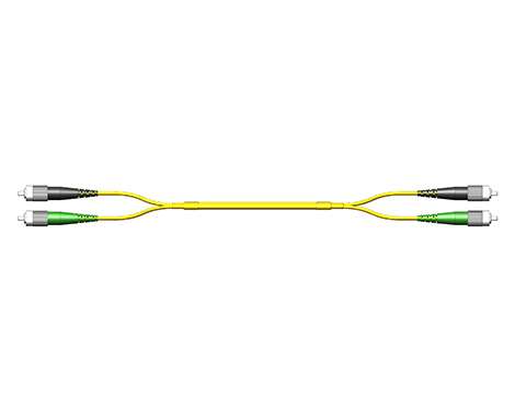 Fig.0 Patchkabel, 2.0mm, FCAPC-FCAPC, 9/125µm, 0.5m