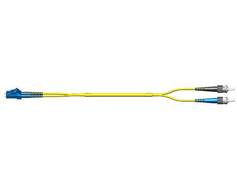 Fig.0 Patchkabel, 2.0mm, LCPC-STPC, 9/125µm, 3.0m