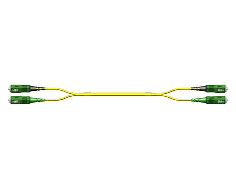 Fig.0 Patchkabel, 2.0mm, SCAPC-SCAPC, 9/125µm, 1.0m
