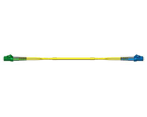 Fig.0 Patchkabel, 2.0mm, LCAPC-LCPC, 9/125µm, 7.5m