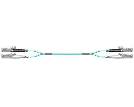 Fig.8 Patchkabel, 2.0mm, E2000PC-E2000PC, 50/125µm OM3, 2.0m