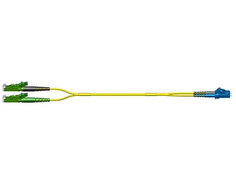 Fig.8 Patchkabel, 2.0mm, E2000APC-LCPC, 9/125µm, 5.0m