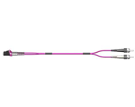 Fig.8 Patchkabel, 2.0mm, LCPC-STPC, 50/125µm OM4, 1.5m