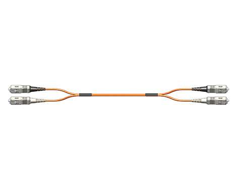 Patchkabel Fig.8, 2.0mm, SCPC-SCPC, 62.5/125µm OM1, 3.0m