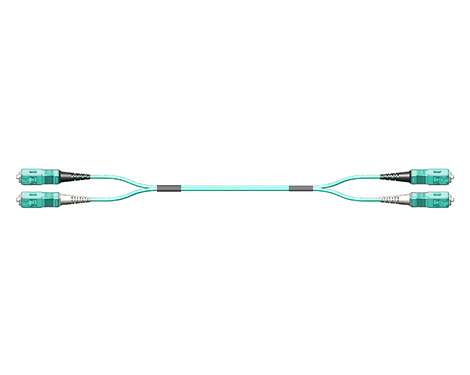 Fig.8 Patchkabel, 2.0mm, SCPC-SCPC, 50/125µm OM3, 2.0m