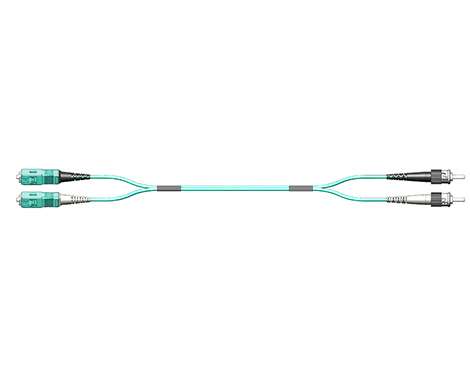Fig.8 Patchkabel, 2.0mm, SCPC-STPC, 50/125µm OM3, 1.0m