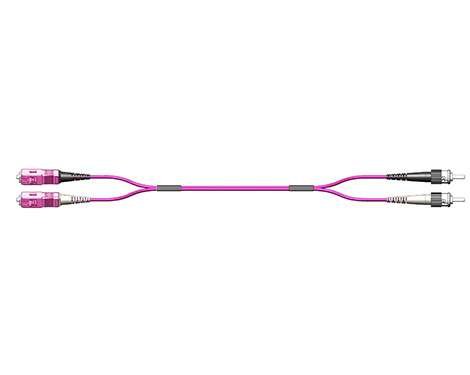 Fig.8 Patchkabel, 2.0mm, SCPC-STPC, 50/125µm OM4, 10.0m