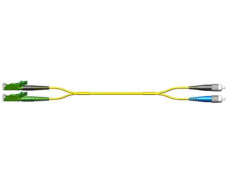 Fig.8 Patchkabel, 2.0mm, E2000APC-FCPC, 9/125µm, 7.5m
