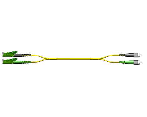 Fig.8 Patchkabel, 2.0mm, E2000APC-FCAPC, 9/125µm, 7.5m