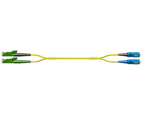 Fig.8 Patchkabel, 2.0mm, E2000APC-SCPC, 9/125µm, 3.0m