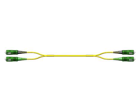 Patchkabel Fig.8, 2.0mm, SCAPC-SCAPC, 9/125µm, 10.0m