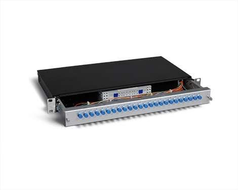 KEV 1HE Aluminium, 12 x FCPC, 50/125µm OM4