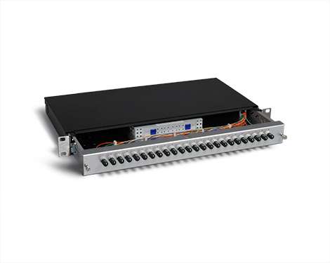 KEV 1HE Aluminium, 8 x STPC, 50/125µm OM4