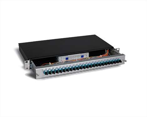 KEV 1HE Aluminium, 4 x SCPC, 9/125µm