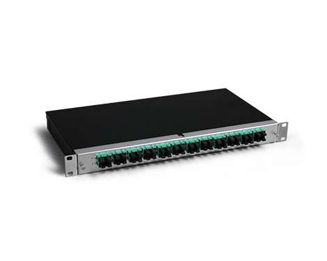 KEV 1HE Aluminium, 36 x SCPC, OM3 (18xSCPC duplex)