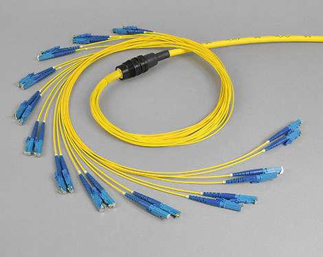 Kabelaufteiler, 48 x E2000PC, 9/125µm, H&S
