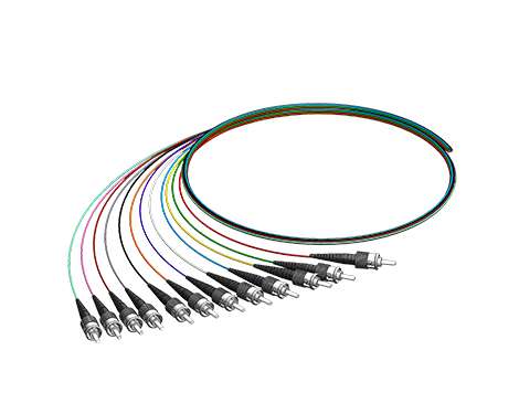 Pigtail-Set 12 x STPC, 50/125µm OM4, 2.0m