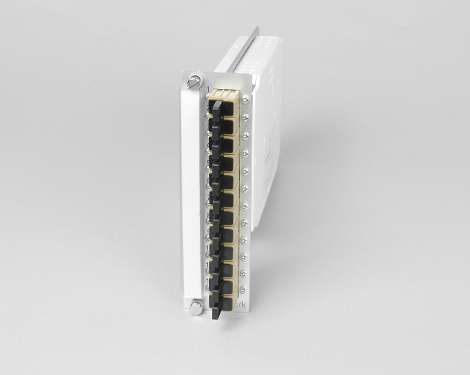 Einschubmodul 7TE, 6 x E2000PC, 62.5/125µm OM1, H&S