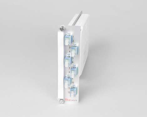Einschubmodul 7TE, 6 x LCPC, 9/125µm (3xLCPC duplex)