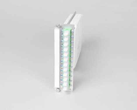 Einschubmodul 7TE, 6 x SCAPC, 9/125µm