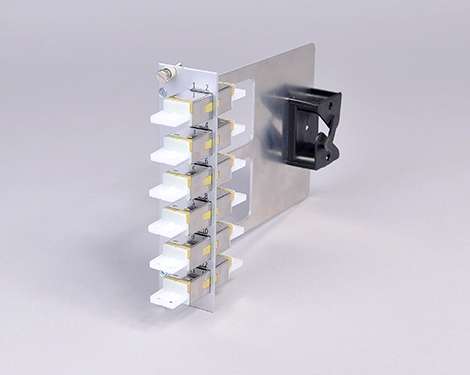 Einschubmodul 7TE, 12 x E2000PC, OM3, H&S, mit Bügel (6xE2000PC Compact)