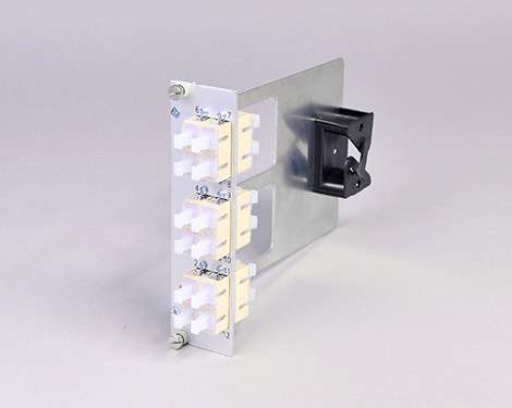 Einschubmodul 7TE, 12 x SCPC, OM1, mit Bügel (6xSCPC duplex)