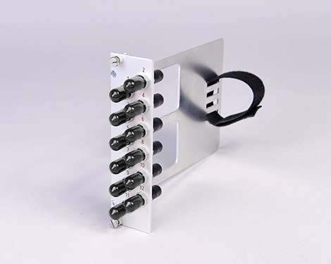 Einschubmodul 7TE, 12 x STPC, OM4, mit Klett