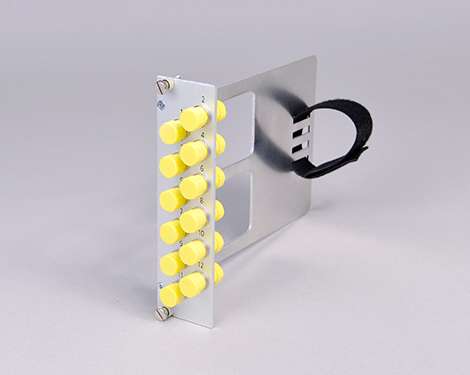 Einschubmodul 7TE, 6 x FCAPC, SM, mit Klett