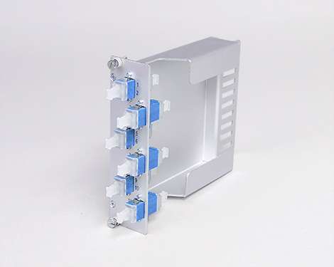 Einschubmodul 7TE, 12 x LCPC, SM, mit Überlängenfach (6xLCPC duplex)