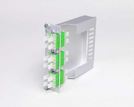 Einschubmodul 7TE, 24 x LCAPC, SM, mit Überlängenfach (6xLCAPC quad)
