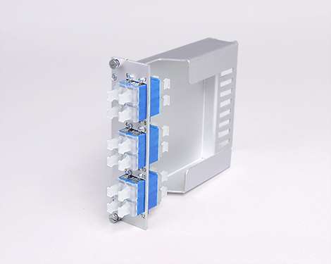 Einschubmodul 7TE, 24 x LCPC, SM, mit Überlängenfach (6xLCPC quad)