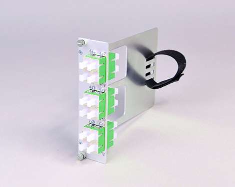 Einschubmodul 7TE, 12 x SCAPC, SM, mit Klett (6xSCAPC duplex)