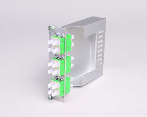Einschubmodul 7TE, 12 x SCAPC, SM, mit Überlängenfach (6xSCAPC duplex)