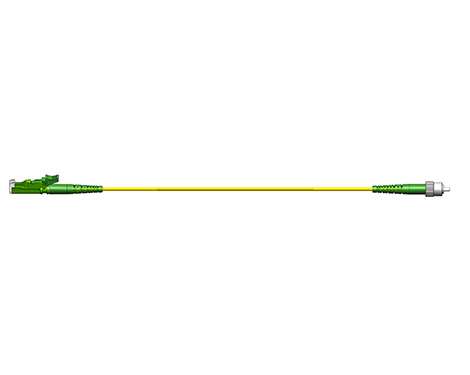 Simplex Patchkabel, 1.7mm, E2000APC-FCAPC, 9/125µm, 1.5m